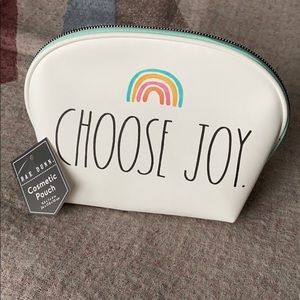 New Rae Dunn cosmetic pouch “CHOOSE JOY”🌈